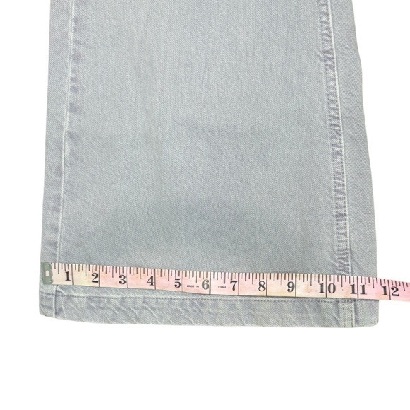 PACSUN Eco Purple High Waisted Flare Denim Jeans Dusty Lavender Size 27 - Picture 9 of 10